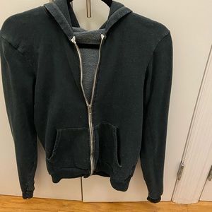 American Apparel Grey Hoodie, Zip up